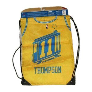 Klay Thompson Golden State Warriors Sack Pack Bag Two Sided 18x13 inches New Nba